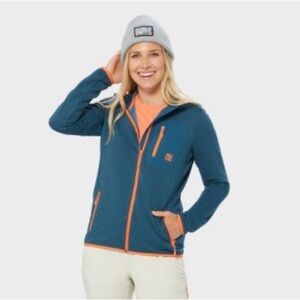 Women's Duluth AKHG Blackburn Full Zip Hoodie - Superior Blue - M - NWT!